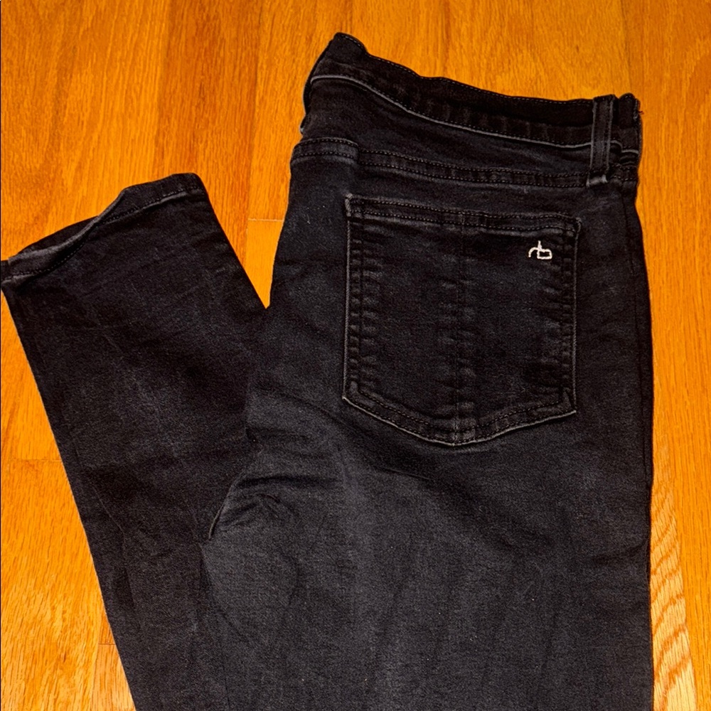 Rag & Bone Charcoal Denim Pants